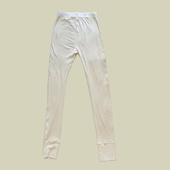 SKIMS Loungewear Cream Leggings - Picture 2 of 3